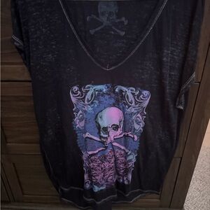 Rock & Republic Black Graphic Tee